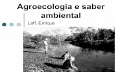 Agroecologia e saber ambiental