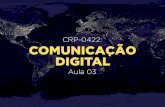 CRP- 0420: Comunicação Digital - Aula 3: Redes e emergência
