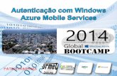 Palestra Autenticação Windows Azure Mobile Services GWAB 2014 SJCampos