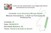 Ionesereia Historia Da Ea D No Brasil