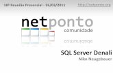 Novidades do SQL Server 2011, "Denali"