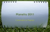Planalto 2011 = conteúdos & páginas