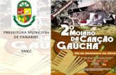 Lançamento 2º Moinho da Canção Gaucha de Panambi-RS