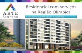 Arte Studios Rossi - Residencial com serviços na Região Olímpica