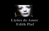 Edith piaff   lições de amor