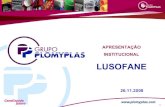 Grupo Pomyplas - Apresentação Institucional Lusoflame
