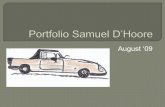 Portfolio Samuel D’Hoore Augus 09