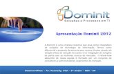 Apresentação Dominit 2012