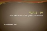 Escala de Wechsler para Adultos Wais -IV
