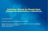 Apresentação - Extensão Virtual do Mundo Real: Integração Semântica e Inferência