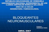 Farmacos Bloqueantes Neuromusculares