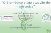 Unicid 2010 - São Paulo - SP - O biomédico e sua atuação na estética
