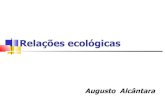 Rela§oes ecologicas