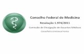 Publicidade Médica - Conselho Federal de Medicina