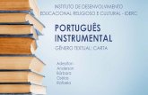 Português Instrumental: Carta