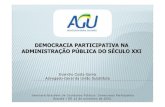 Democracia participativa e administração pública