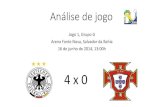 Análise Jogo: Alemanha 4 vs 0 Portugal