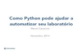 Como Python ajudou a automatizar o nosso laboratório v.2