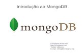 Minicurso Introdu§£o ao mongoDB SCTI