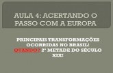 Brasil e europa no seculo XIX e movimentos messiânicos