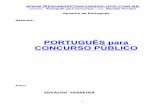 Português para concurso público para PRF