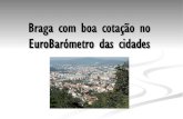 Braga Com Boa CotaçãO No Euro BaróMetro Das Cidades