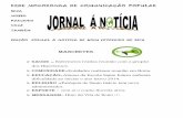 JORNAL COMUNITÁRIO - Á NOTÍCIA DA VILA BOIM - EDIÇÃO FEVEREIRO DE 2014