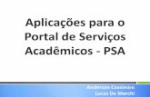 'Aplicações para o Portal de Serviços Acadêmicos