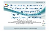 Uma casa no controle da TV: Desenvolvimento de um programa para TV Digital para controle de dispositivos domésticos