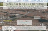 Panoramas do Ribeirão das Pedras: Área da Fazenda Santa Genebra, Distrito de Barão Geraldo, Município de Campinas / São Paulo.Ribeirao Pedras Faz Sta Genebra Export