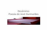 Desânimo - Poesia de José Guimarães