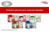 Produtos naturais para controlar diabetes