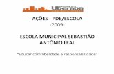 PDE - Escola Sebastião Antonio Leal