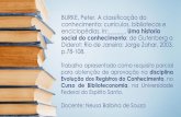 A classificação do conhecimento: currículos, bibliotecas e enciclopédias