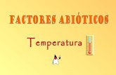 Factores Abióticos: Temperatura