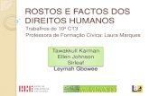 Biblioteca Escolar da Escola Secundária de Amarante: rostos e factos dos  direitos humanos 10º ct3