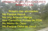 FORMAÇÃO DE EDUCADORES AMBIENTAIS