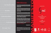 Projeto: "Entra em Acção Pela Igualdade - Contra a Violência no Namoro" - Manifesto