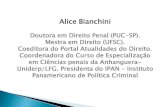 XI Semana Jurídica, de 19 a 23 de agosto de 2013 | Alice Bianchini