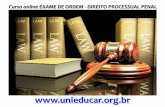 Curso online exame de ordem direito processual penal