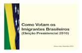 Digaai-Como Votam os Imigrantes Brasileiros - Eleição Presidencial 2010
