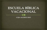 Escuela bíblica vacacional