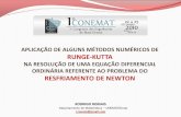 Conemat 2010 - Aplicação de alguns métodos de Runge Kutta
