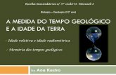 Tempo Geológico e a Idade te Terra