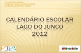 Calendario do ano letivo 2012
