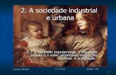 A sociedade industrial e urbana