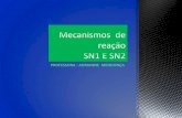 Mecanismos de reação sn1 e sn2