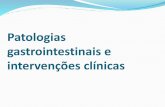 Patologias gastrointestinais e intervenções clínicas
