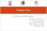 Plano de Aula - A História da Matemática