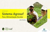 Sistema Agrosaf - Gestão da Agricultura Familiar para Alimentação Escolar